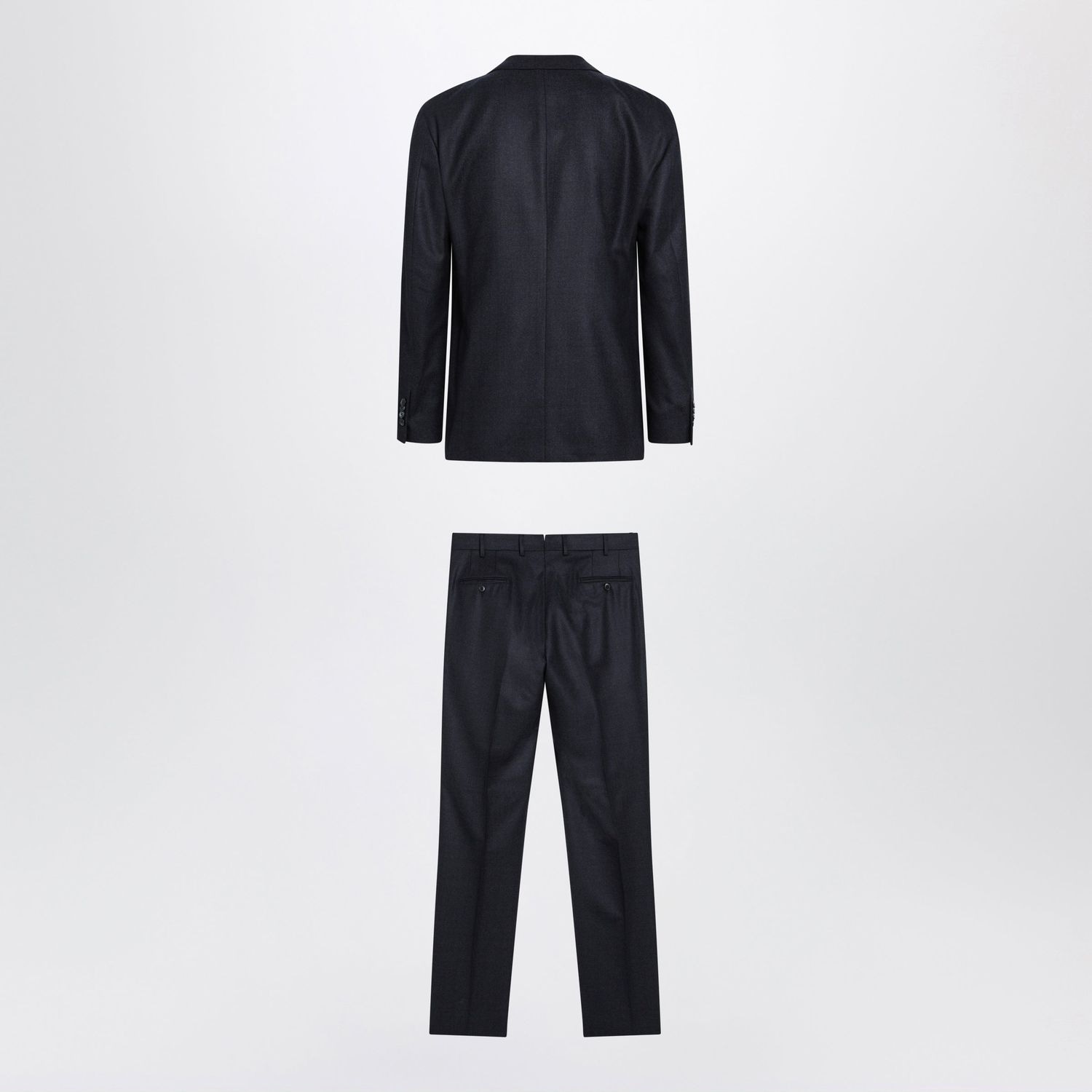 Luigi Bianchi Mantova Singlebreasted Blue Wool Suit