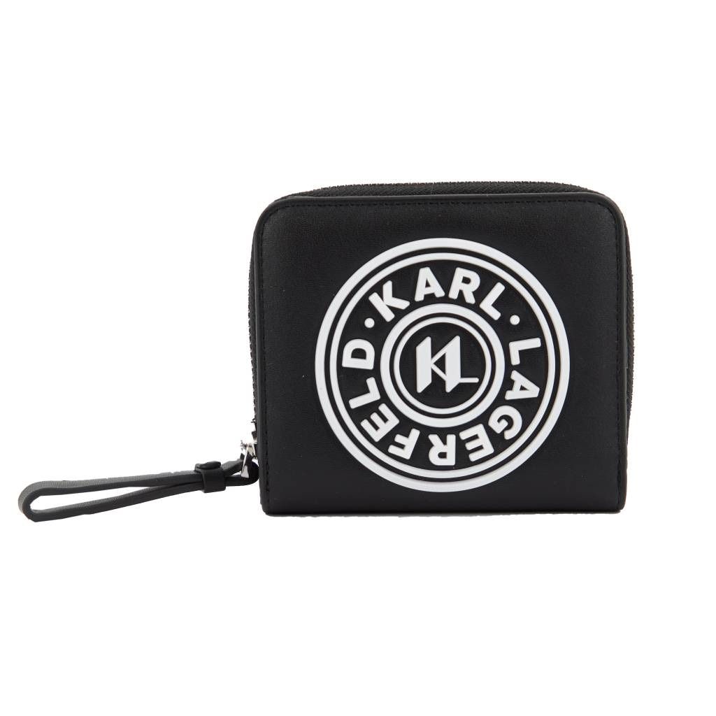 Karl Lagerfeld Skuare Bifold Zip Wallet Black