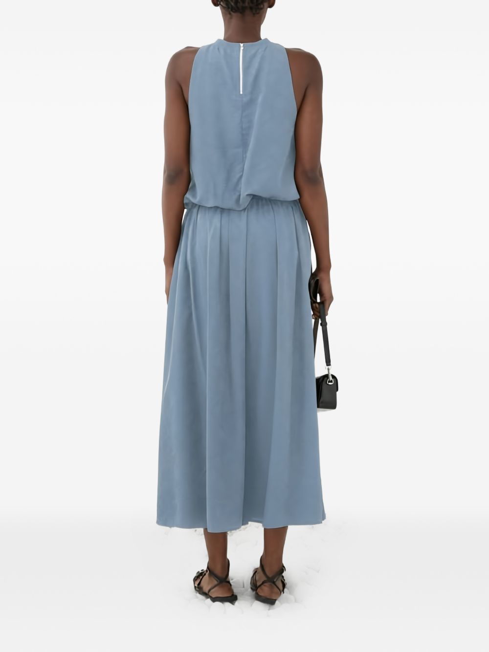 ELEH Sky Blue Elasticated Waistband Skirts