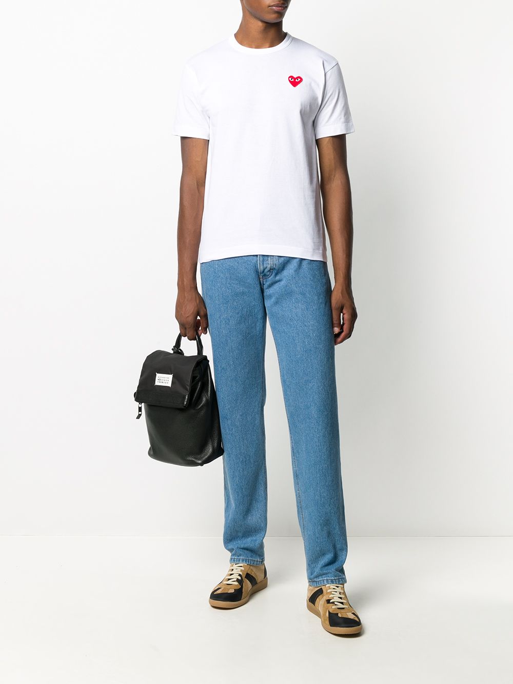 Comme Des Garçons Play Slim Cotton T Shirt