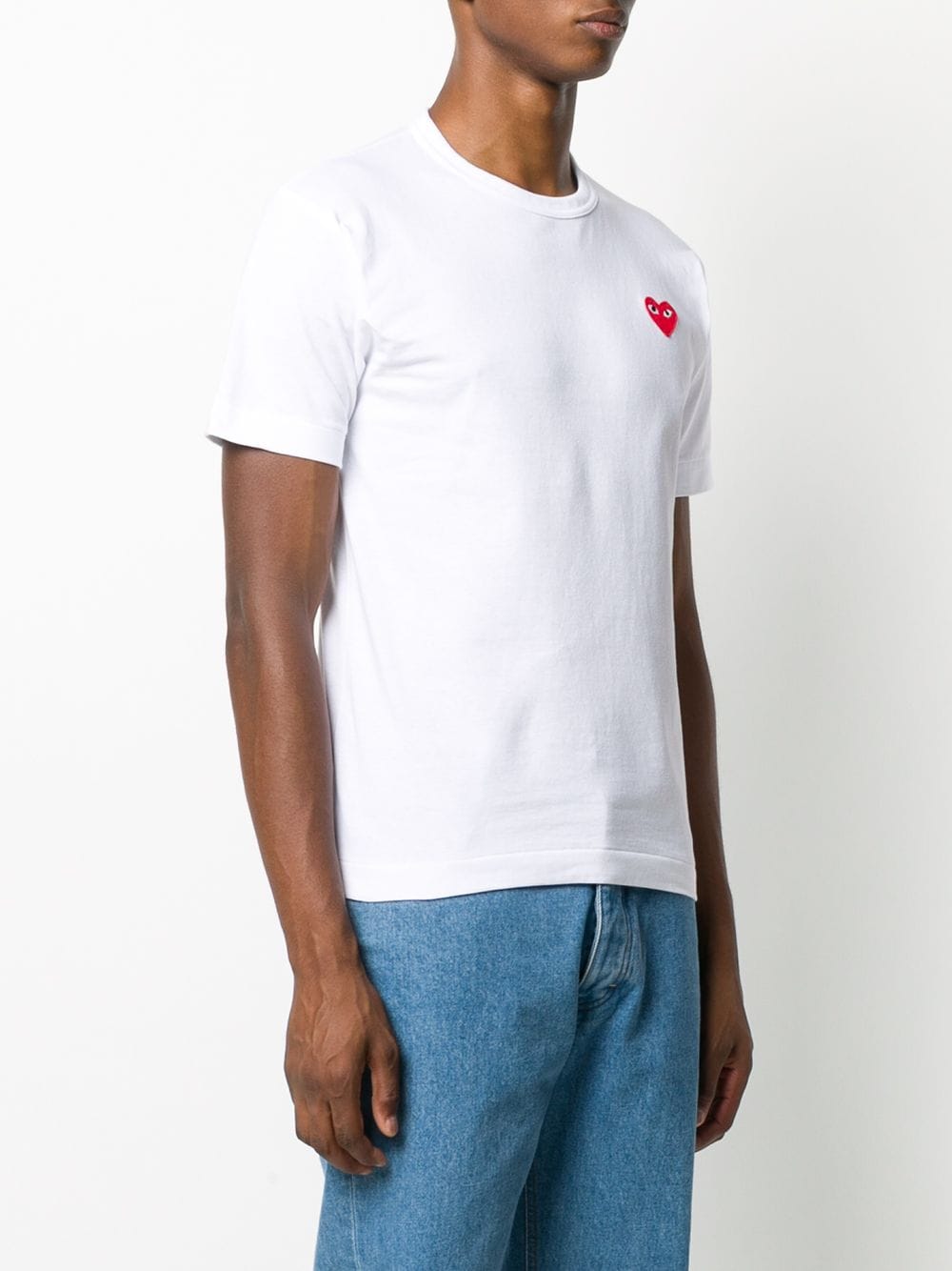 Comme Des Garçons Play Slim Cotton T Shirt
