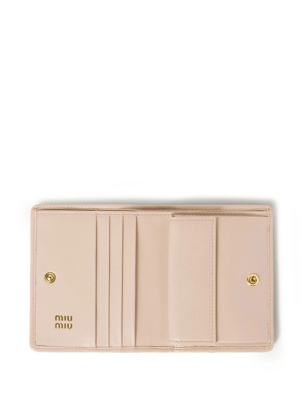 Miu Miu Small Matelassé Nappa Leather Wallet
