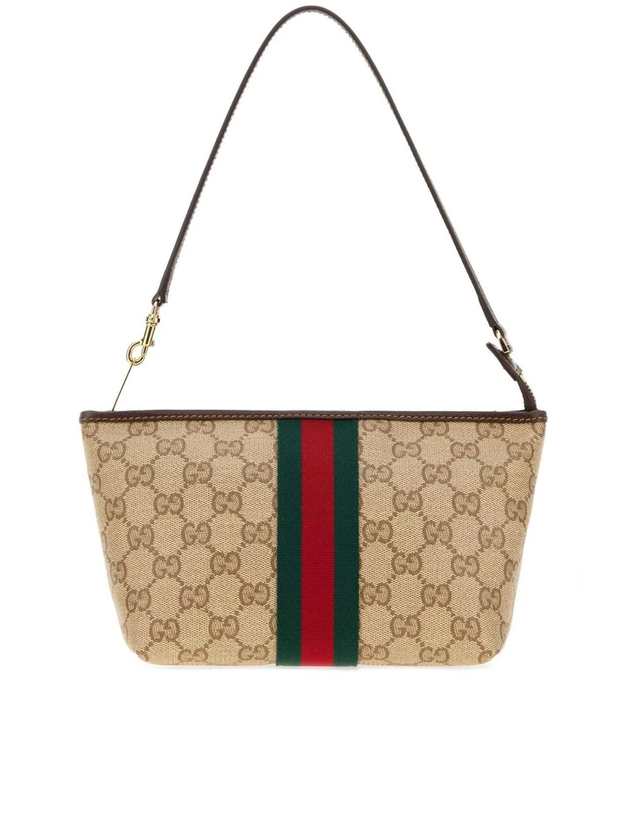 Gucci Small Pouch With Strap And Web