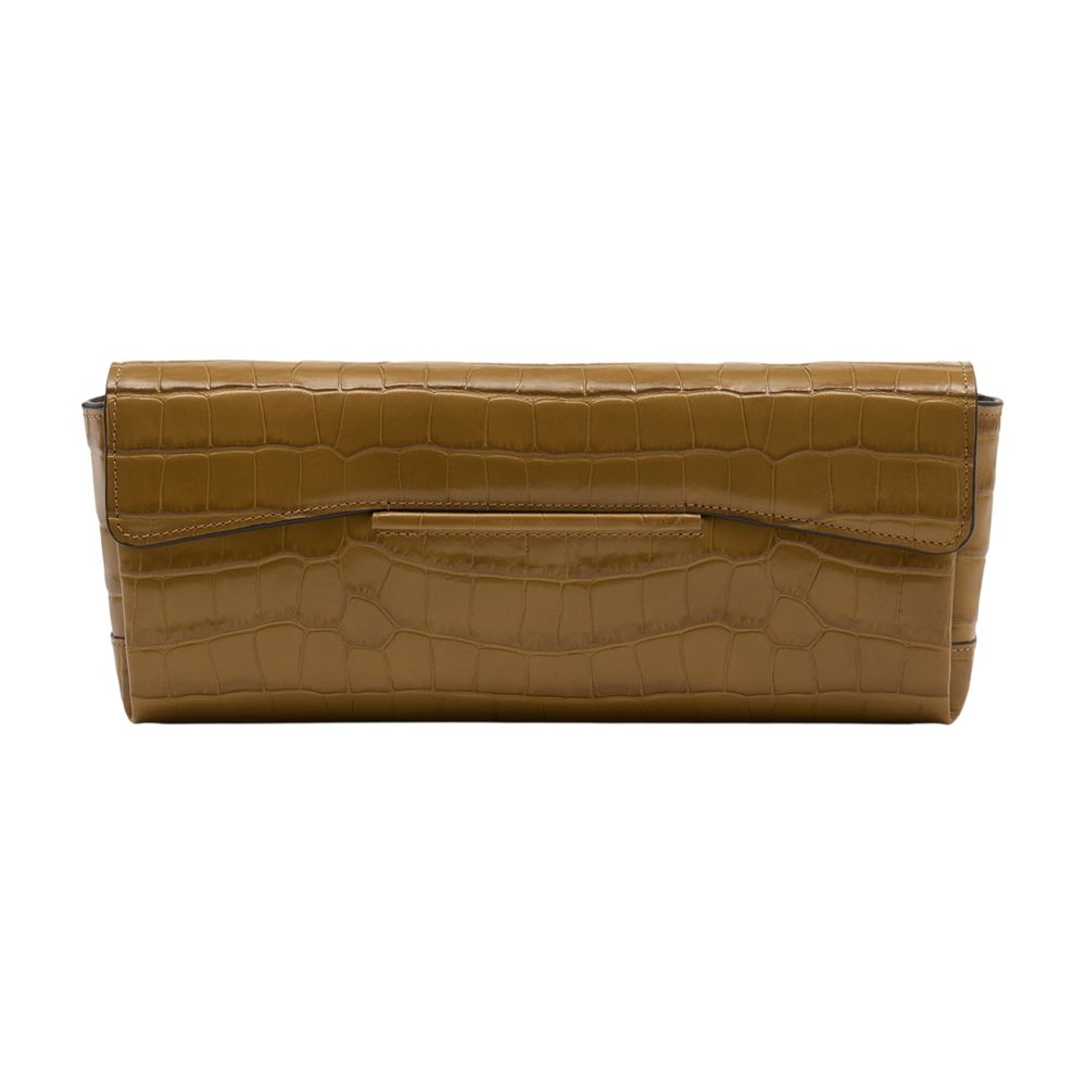 Toteme Soft Croco T-Clutch