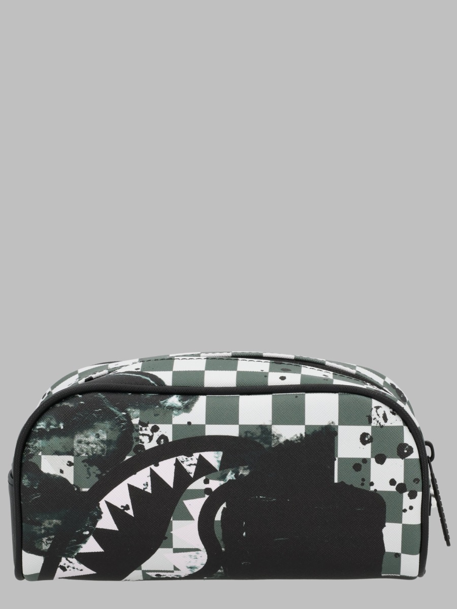 Sprayground Astuccio Painted Over Check