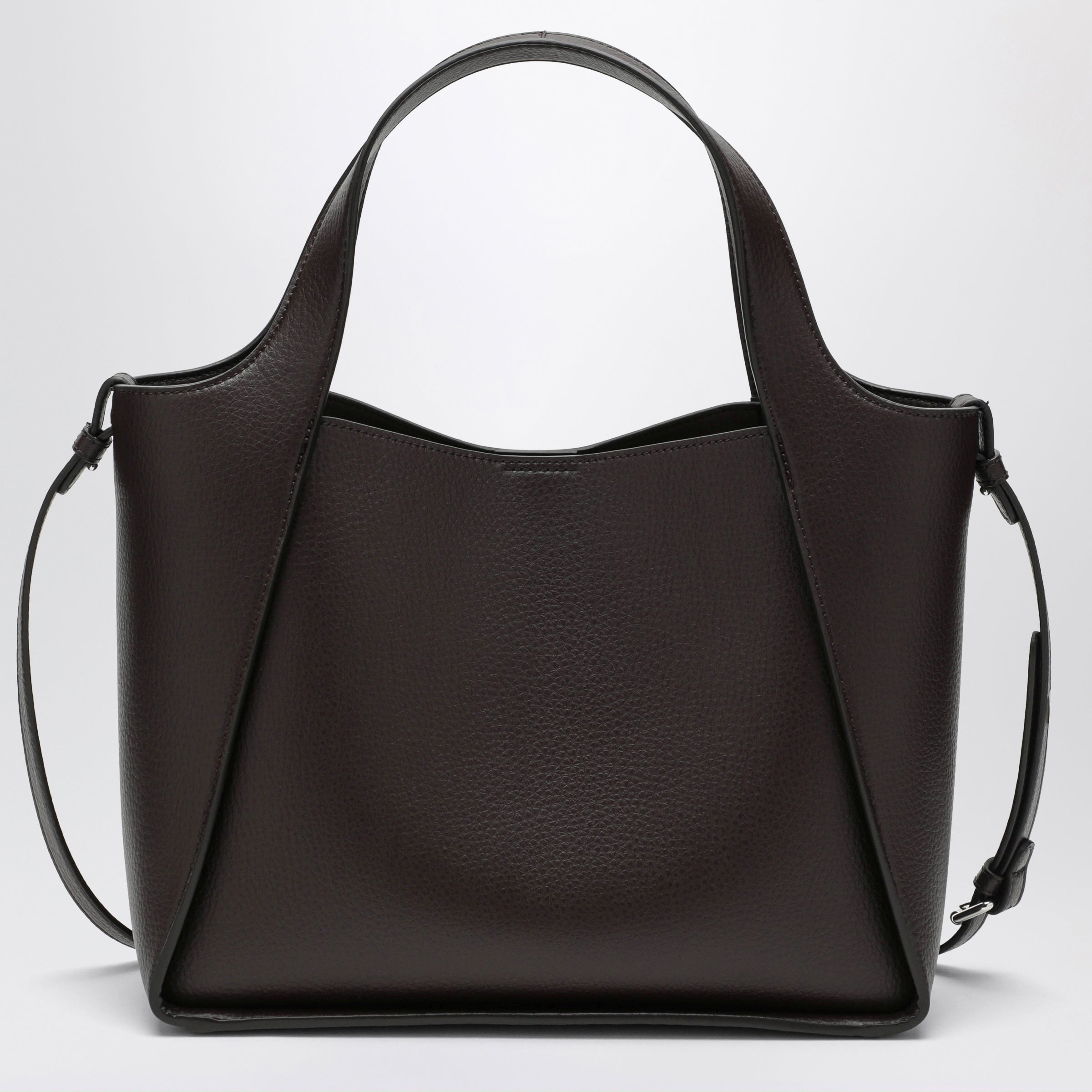 Stella Mccartney Chocolate Vegan Leather Shoulder Tote Ba