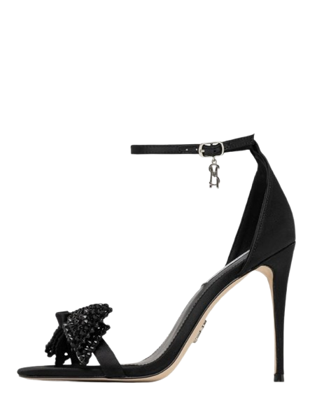 Steve Madden Black Leather Sandals