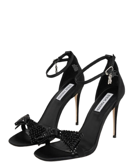 Steve Madden Black Leather Sandals