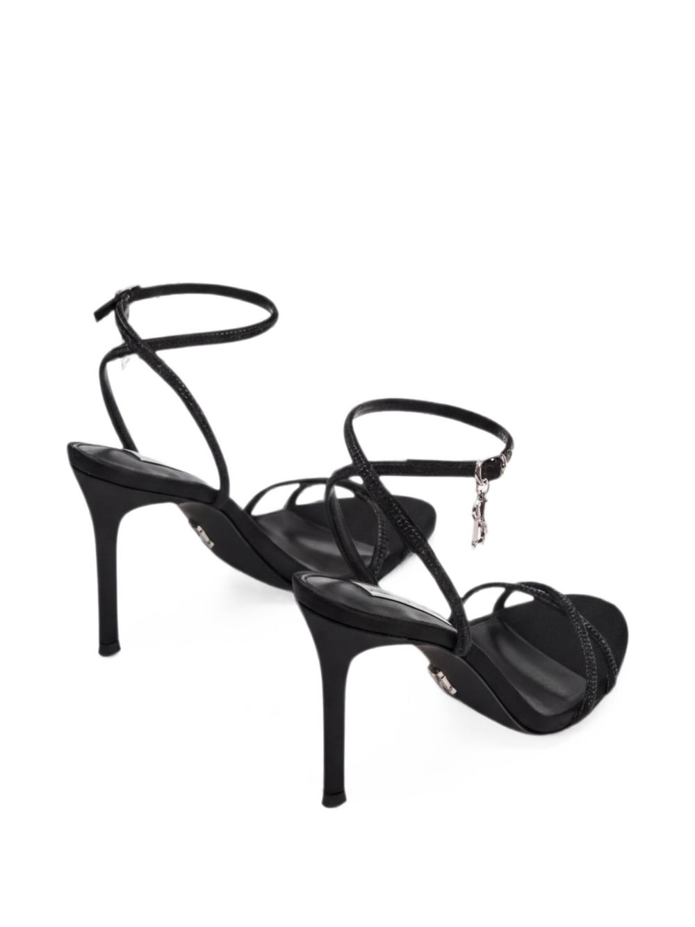 Steve Madden Black Leather Sandals
