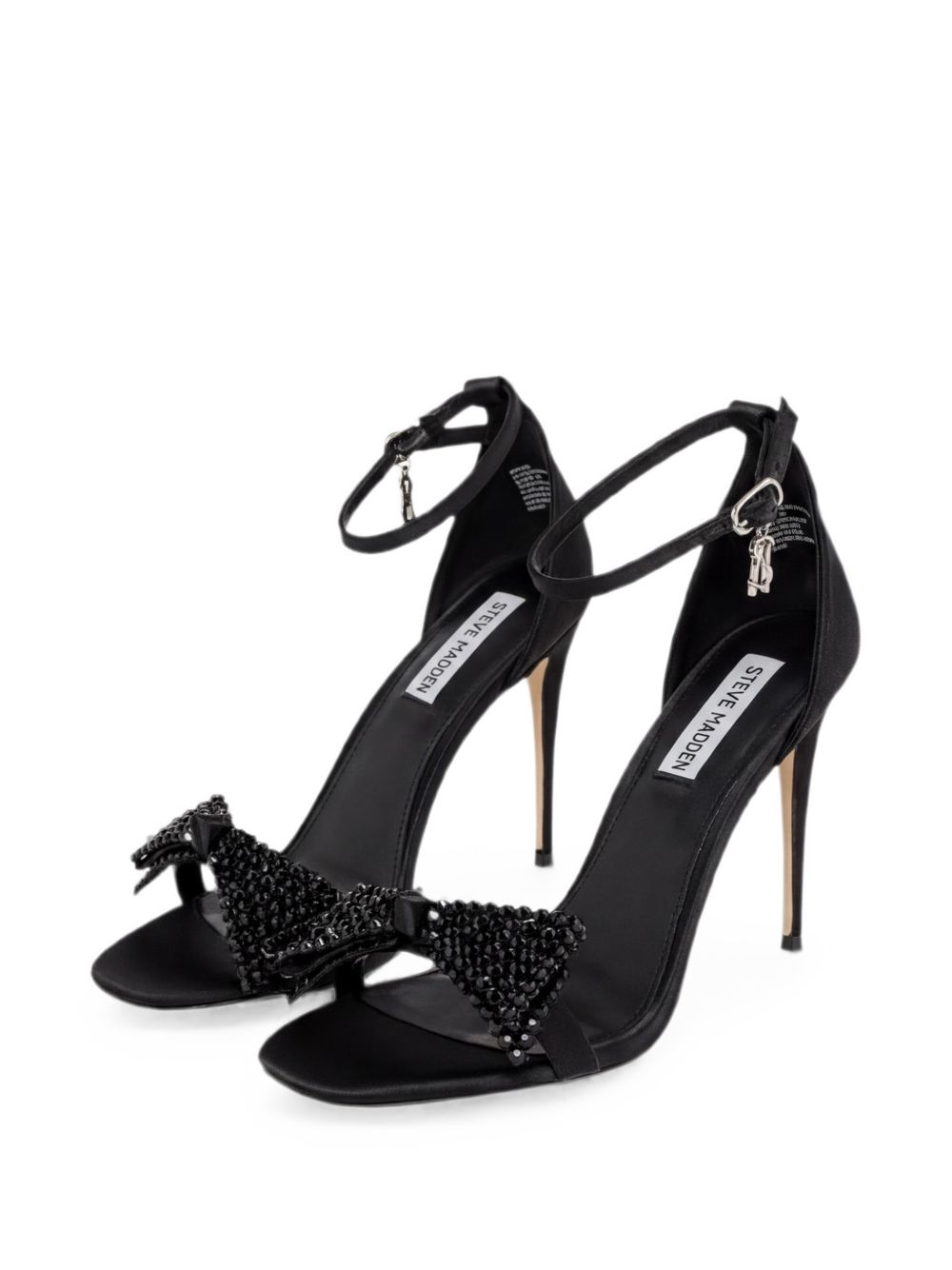 Steve Madden Black Leather Sandals
