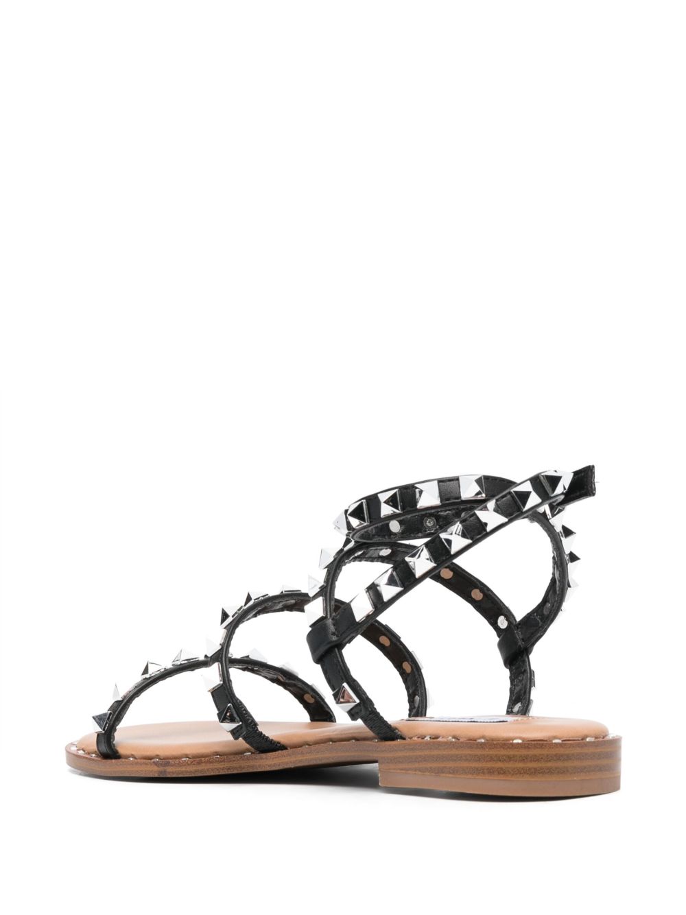 Steve Madden Black Leather Sandals