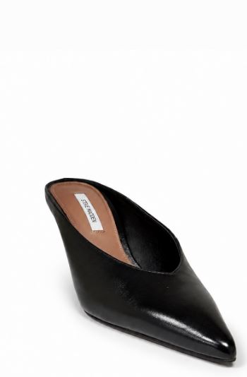 Steve Madden Black Leather Shoes