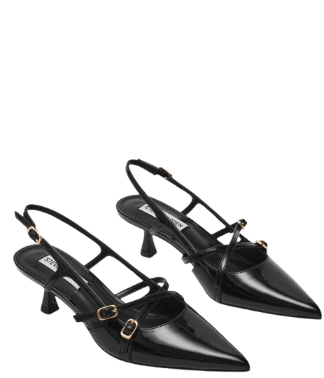 Steve Madden Black Leather Shoes