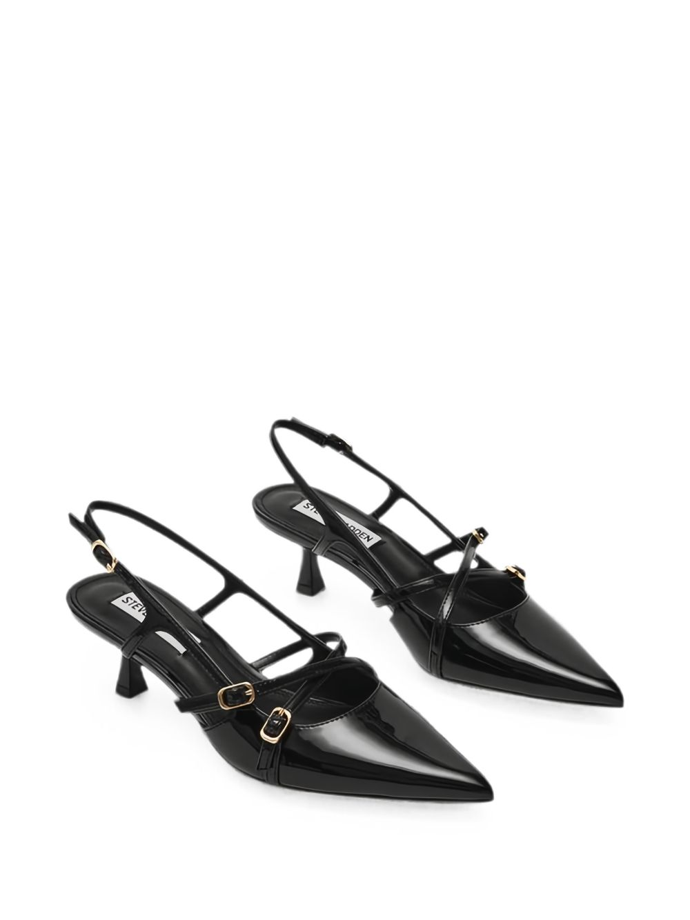Steve Madden Black Leather Shoes