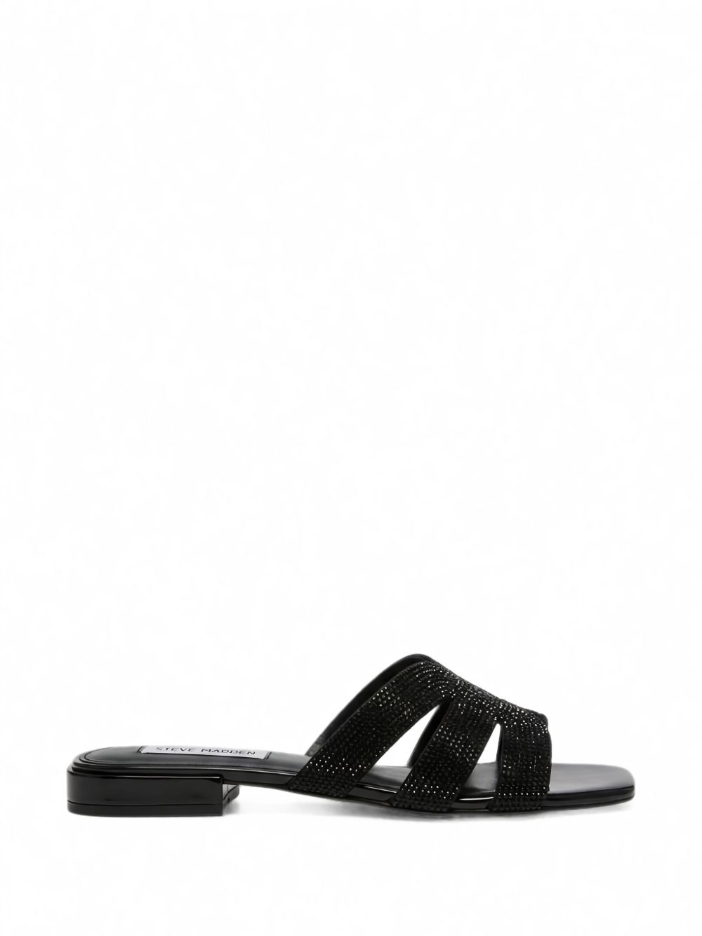 Steve Madden Black Synthetic Sandals