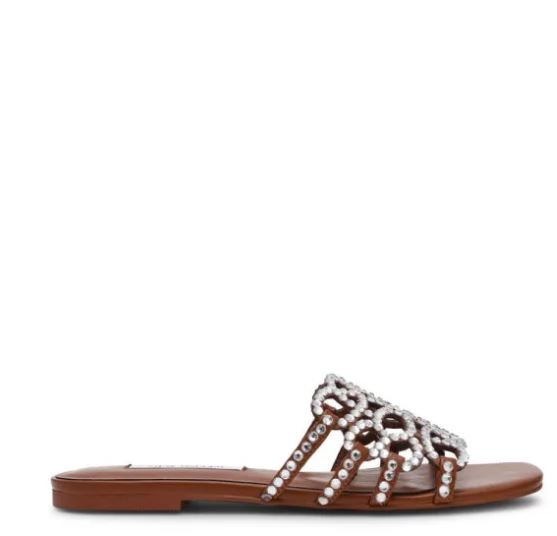 Steve Madden Cognac Synthetic Sandals