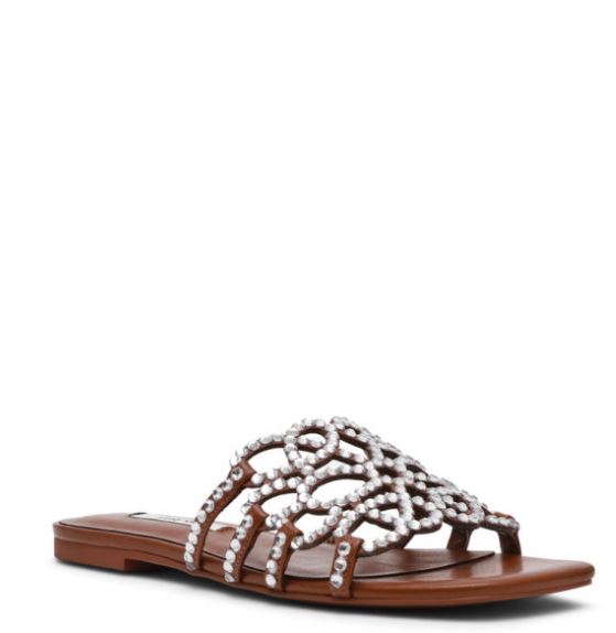 Steve Madden Cognac Synthetic Sandals