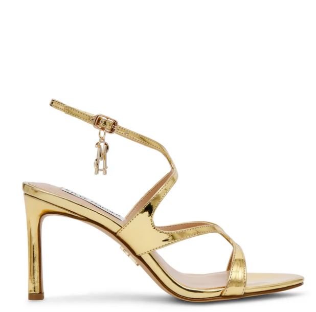 Steve Madden Gold Leather Sandals