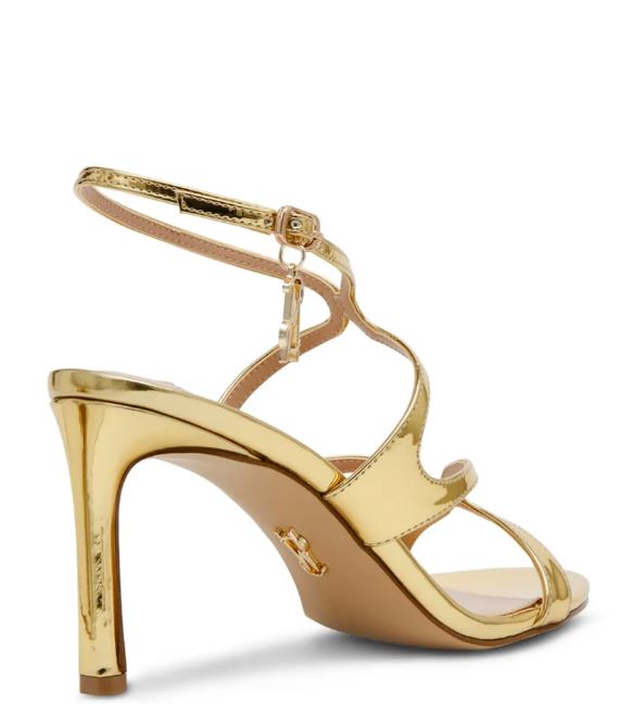 Steve Madden Gold Leather Sandals