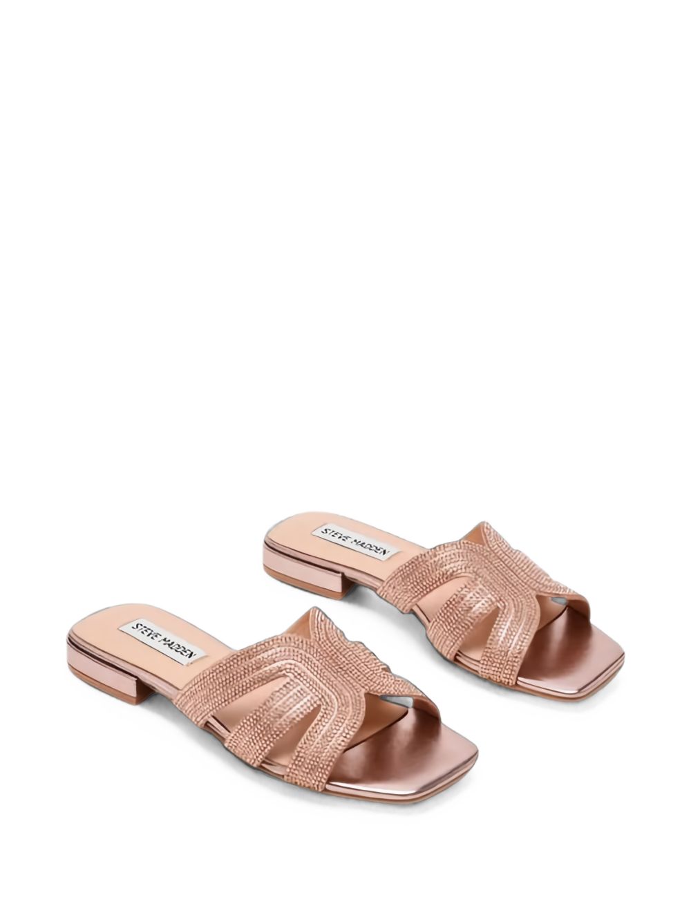 Steve Madden Rose Gold Synthetic Sandals