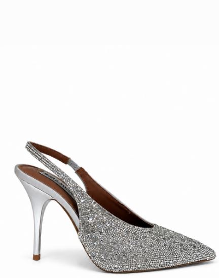 Steve Madden Silver Leather Shoes