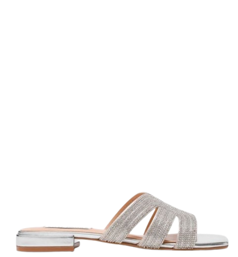 Steve Madden Silver Synthetic Sandals