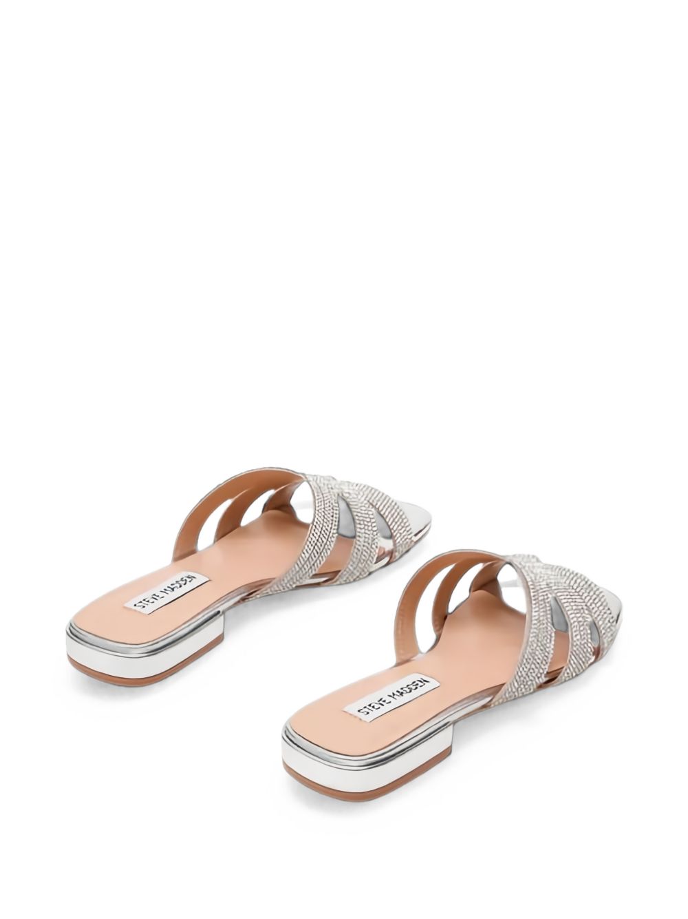 Steve Madden Silver Synthetic Sandals