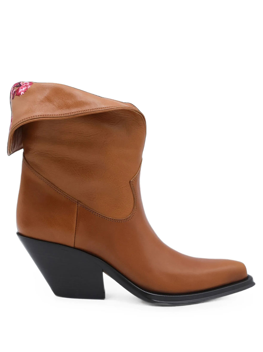 Chloé Stivaletti "Azelan" In Pelle Semi-Lucida