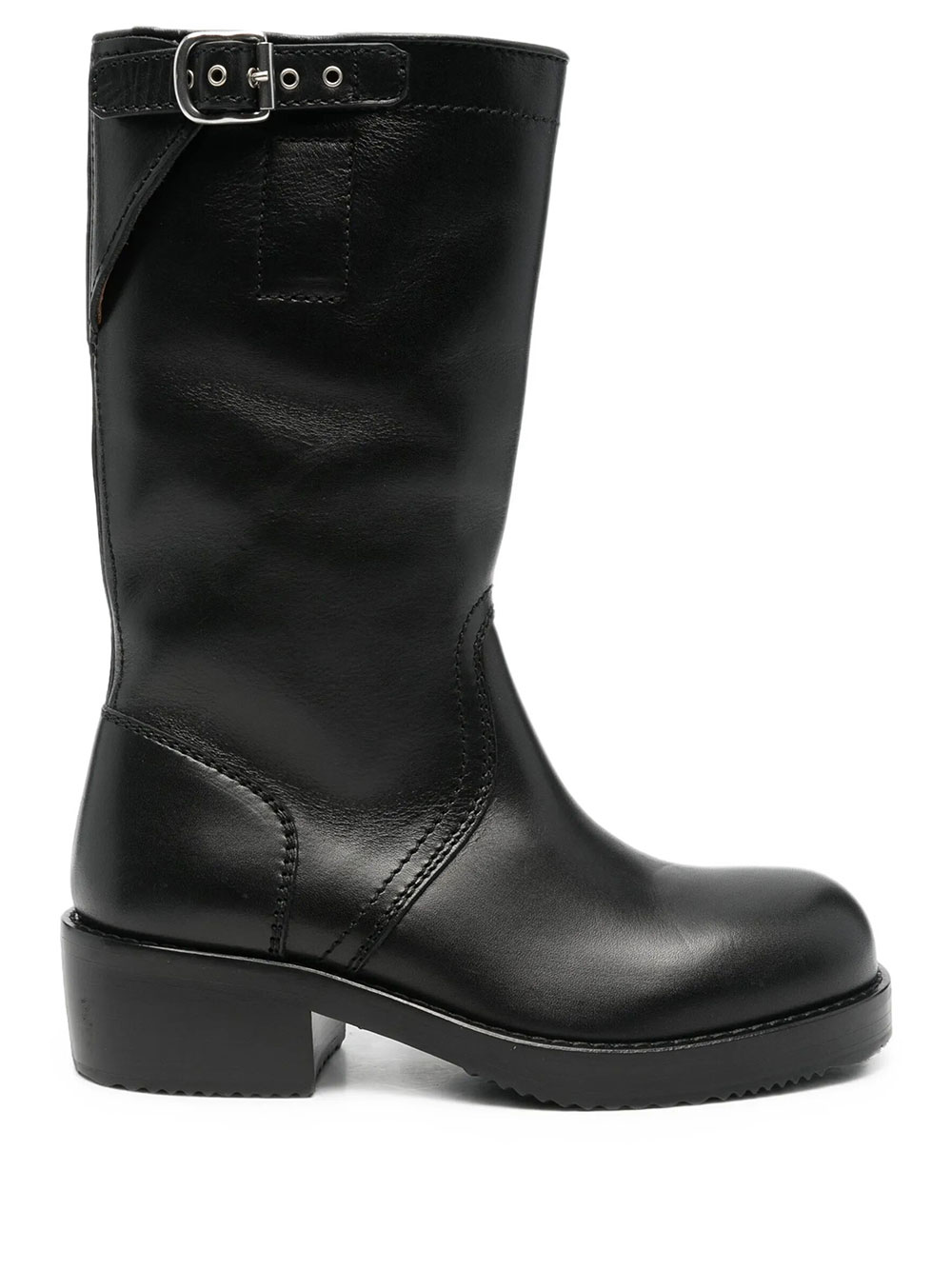 Dries Van Noten Stivali Biker In Pelle