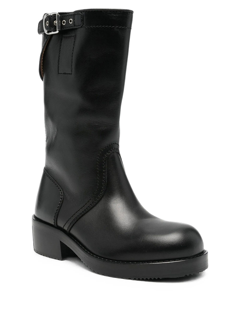 Dries Van Noten Stivali Biker In Pelle