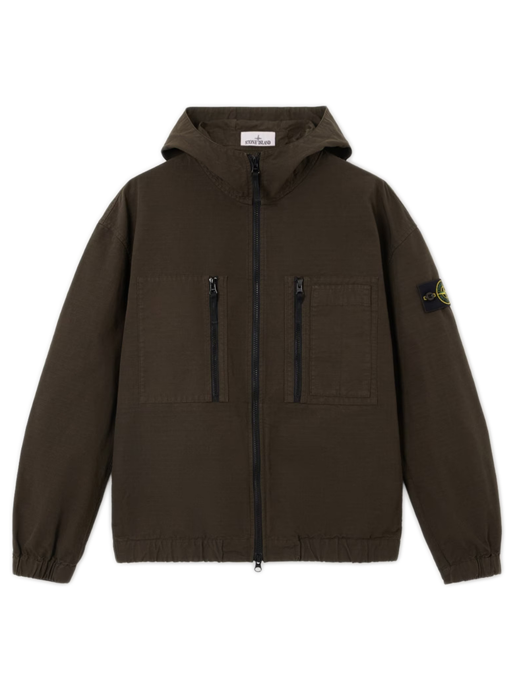 Stone Island Coal Grey Cotton Shirt