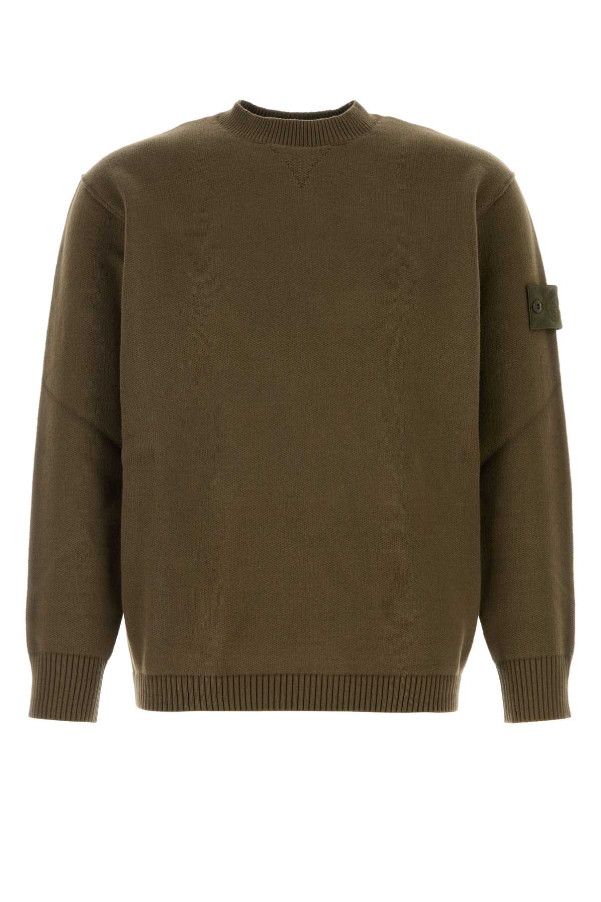 Stone Island Crew Neck - Military Green