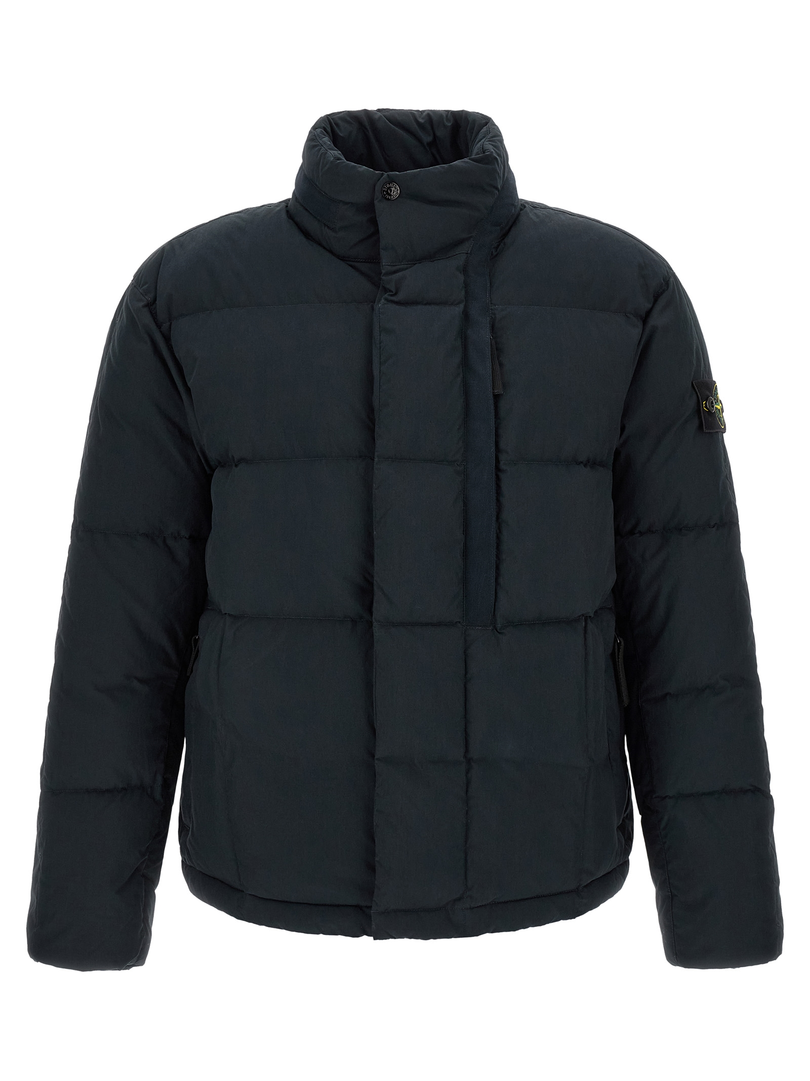 Stone Island ' Imb Piuma Rds' Down Jacket With Logo B