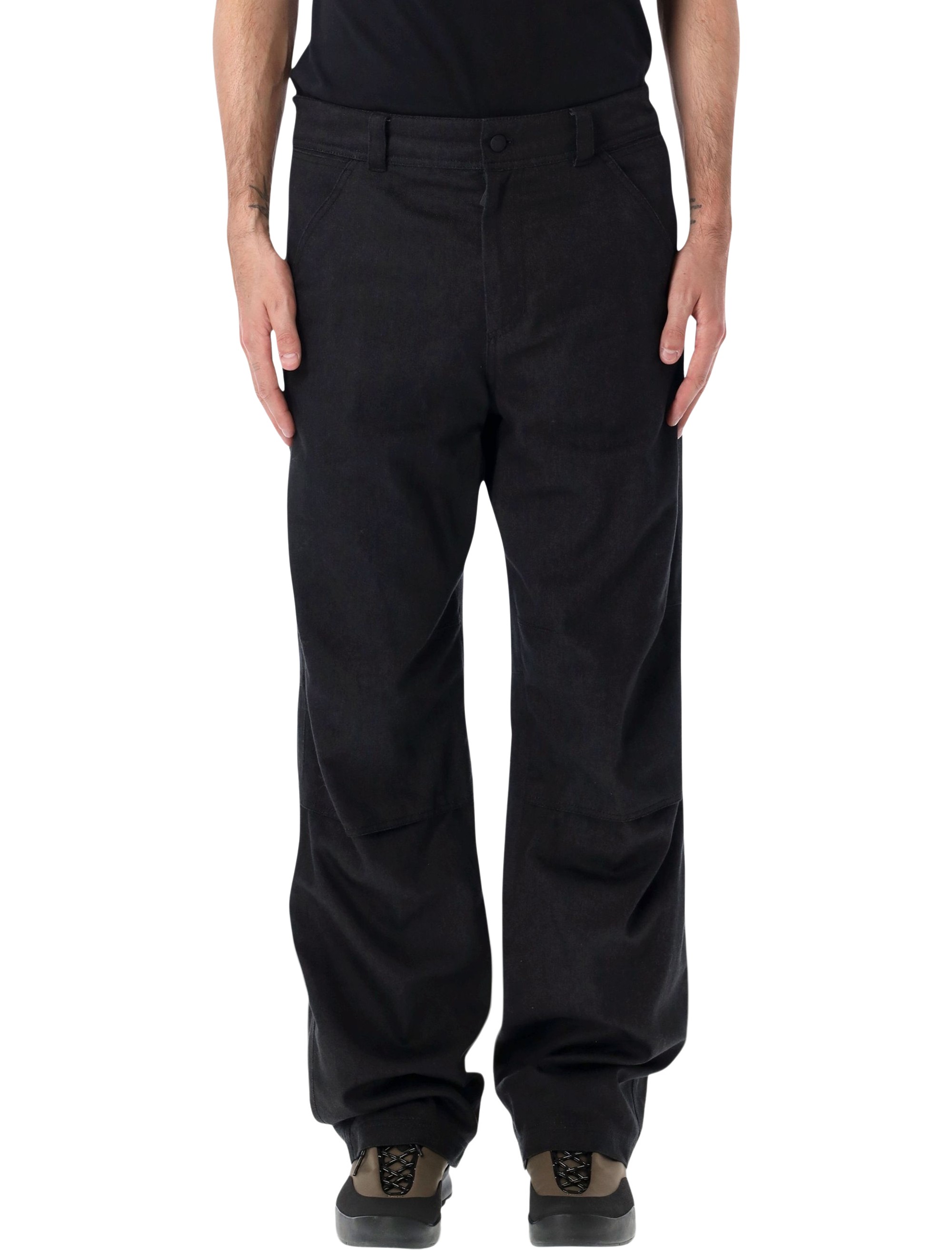 Moncler Grenoble Straight-Leg Cotton Trousers