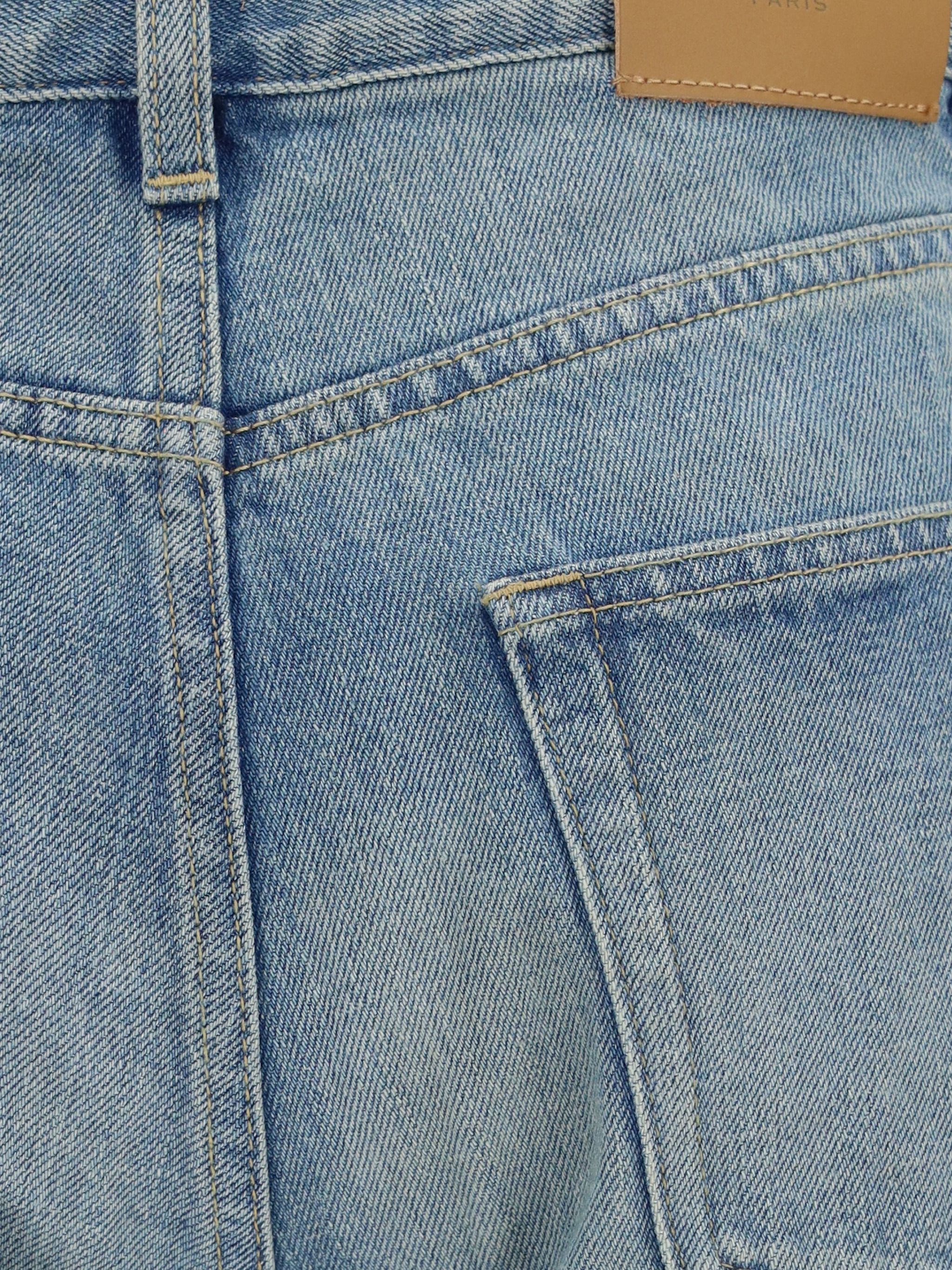 Saint Laurent Straight Leg Denim Jeans