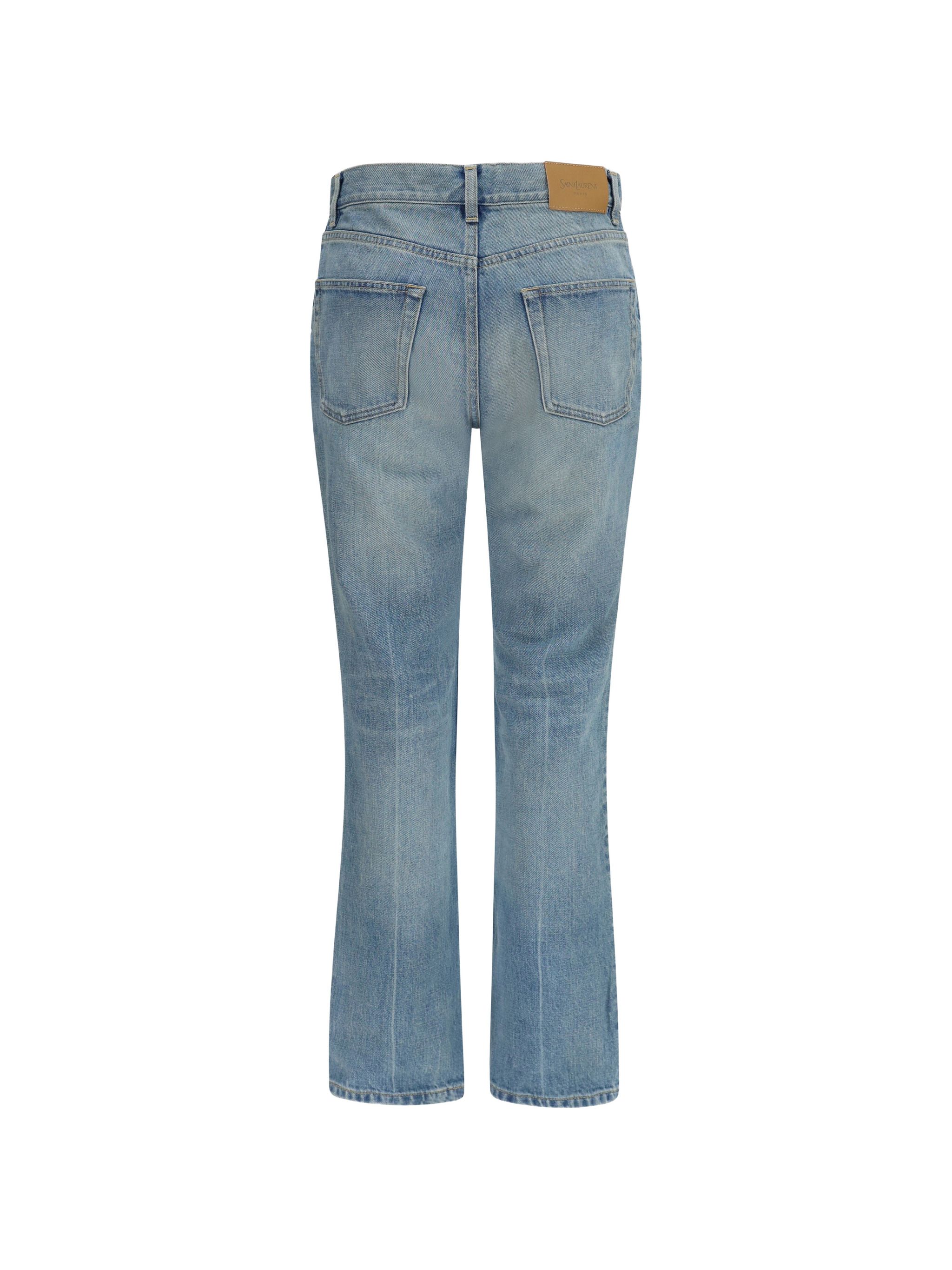 Saint Laurent Straight Leg Denim Jeans