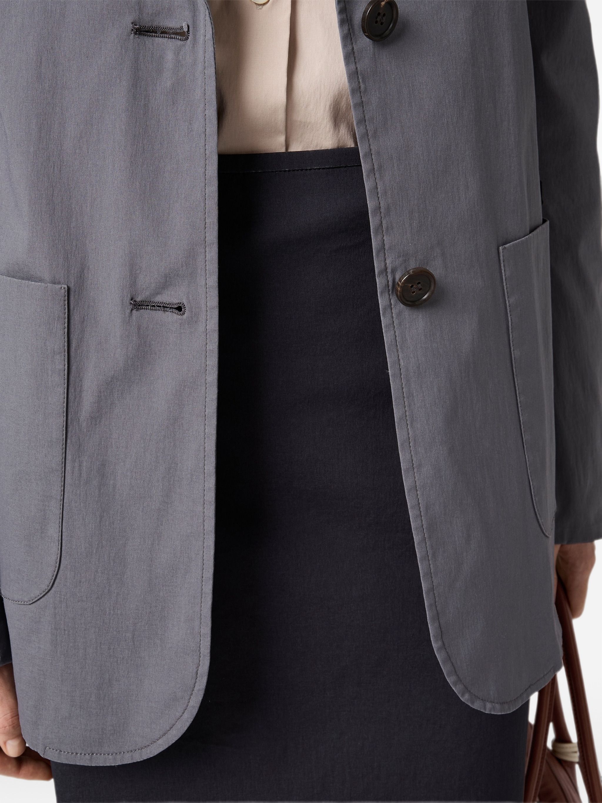 Miu Miu Stretch Poplin Skirt