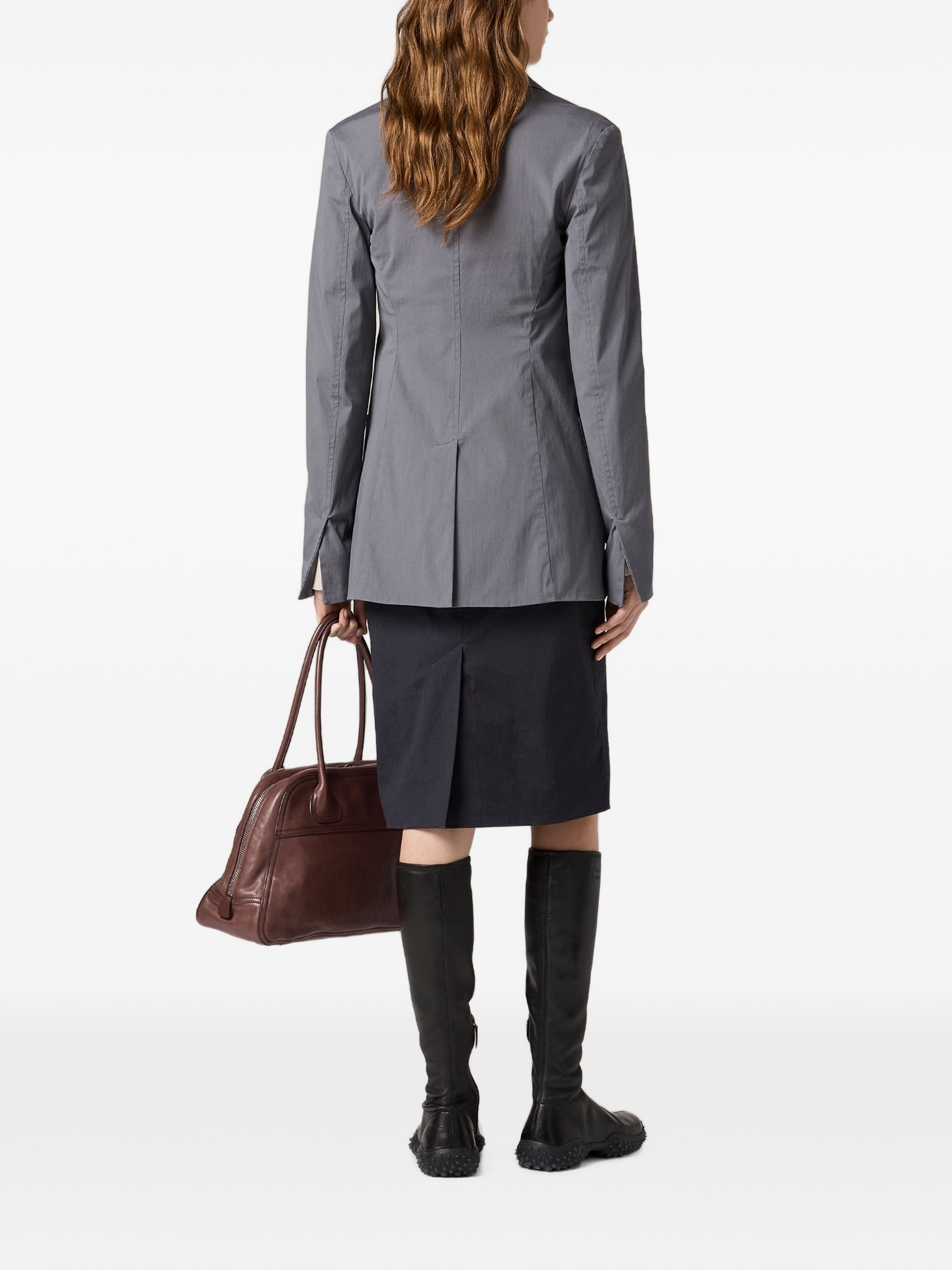 Miu Miu Stretch Poplin Skirt