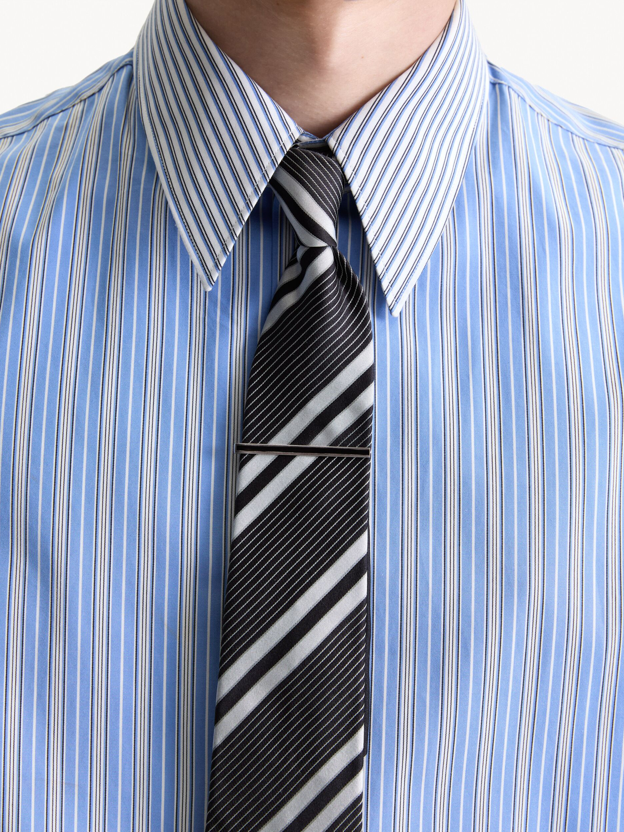 Saint Laurent Striped Tie