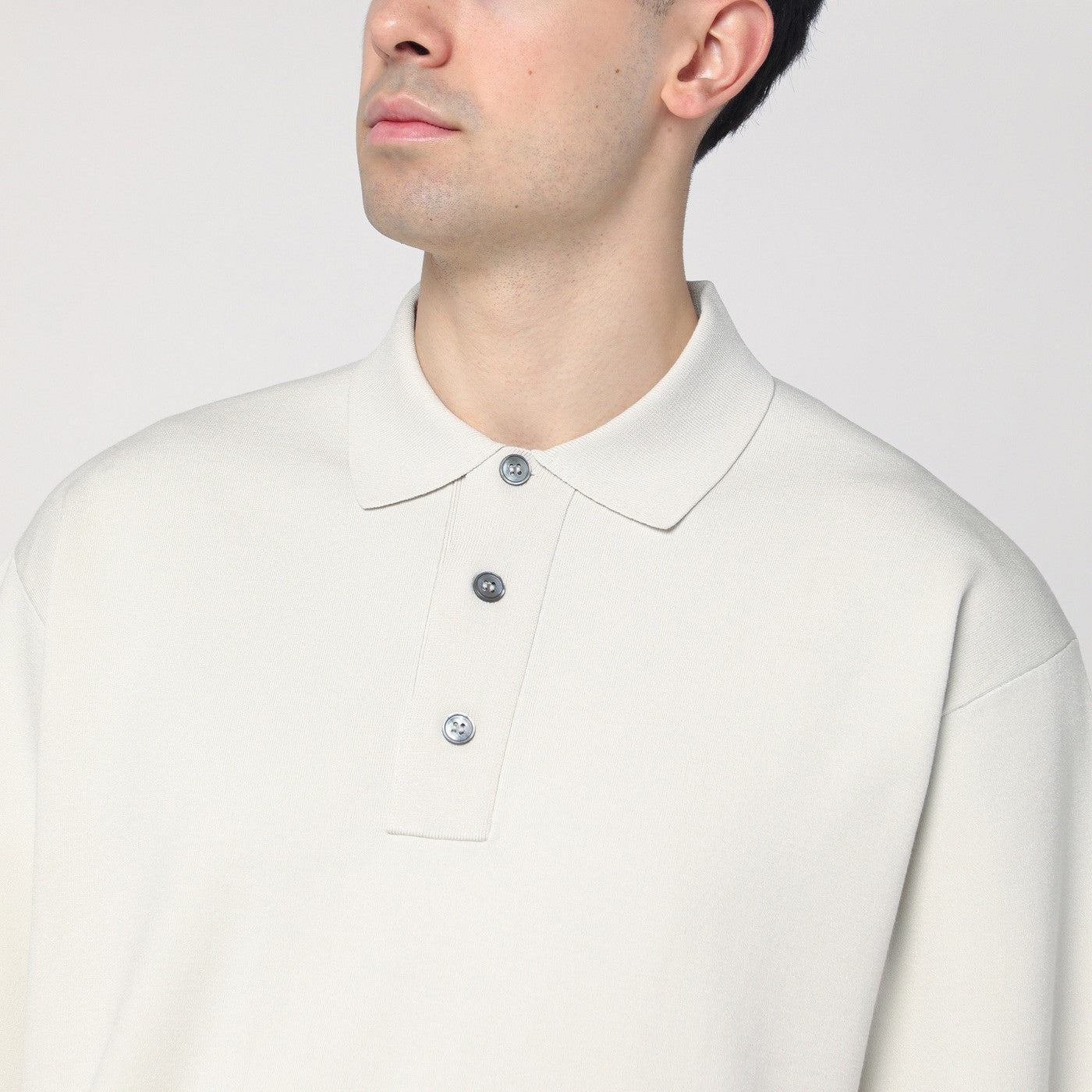 Studio nicholson Short-Sleeve Ice Color Polo