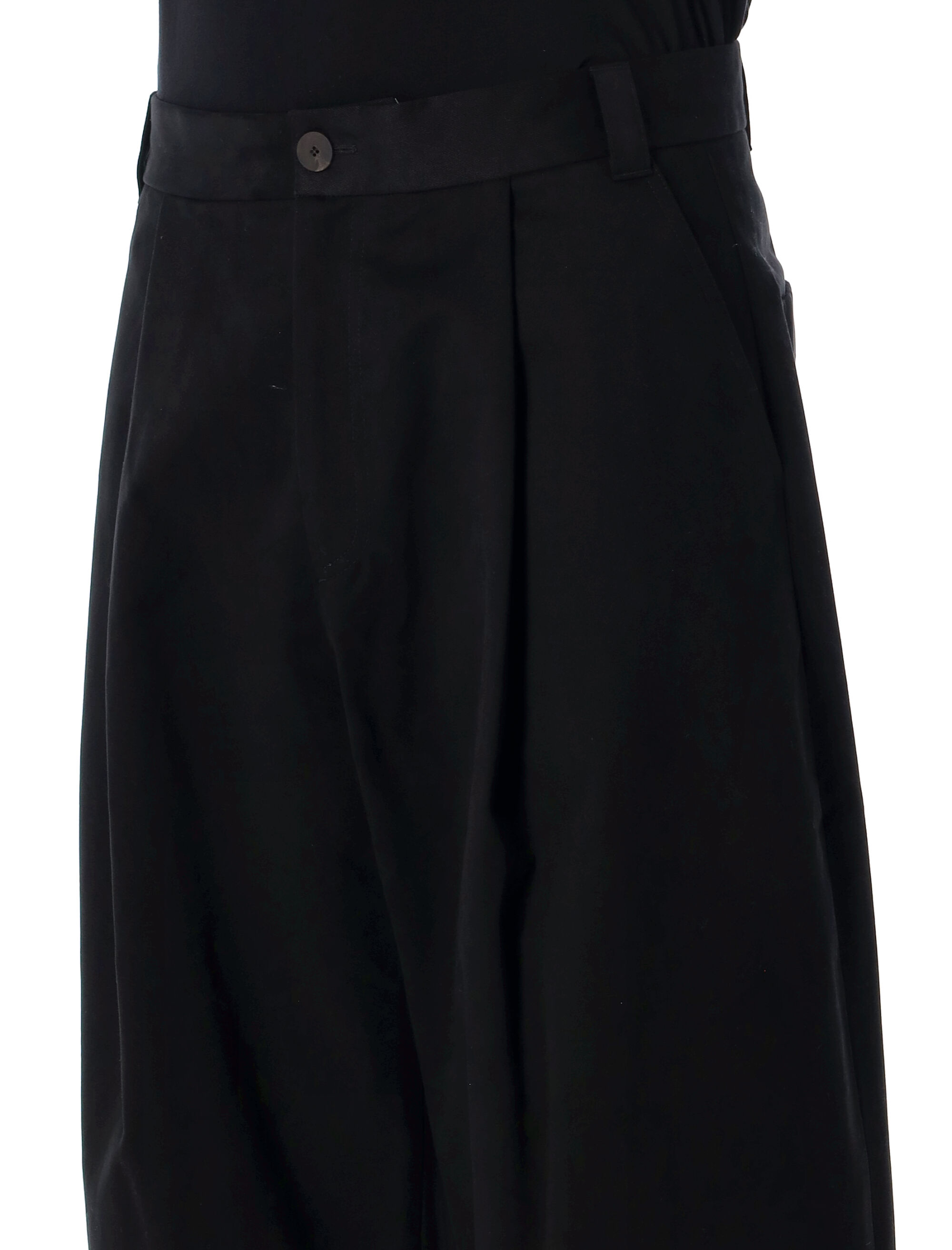 Studio nicholson Sorte Pleated Trousers