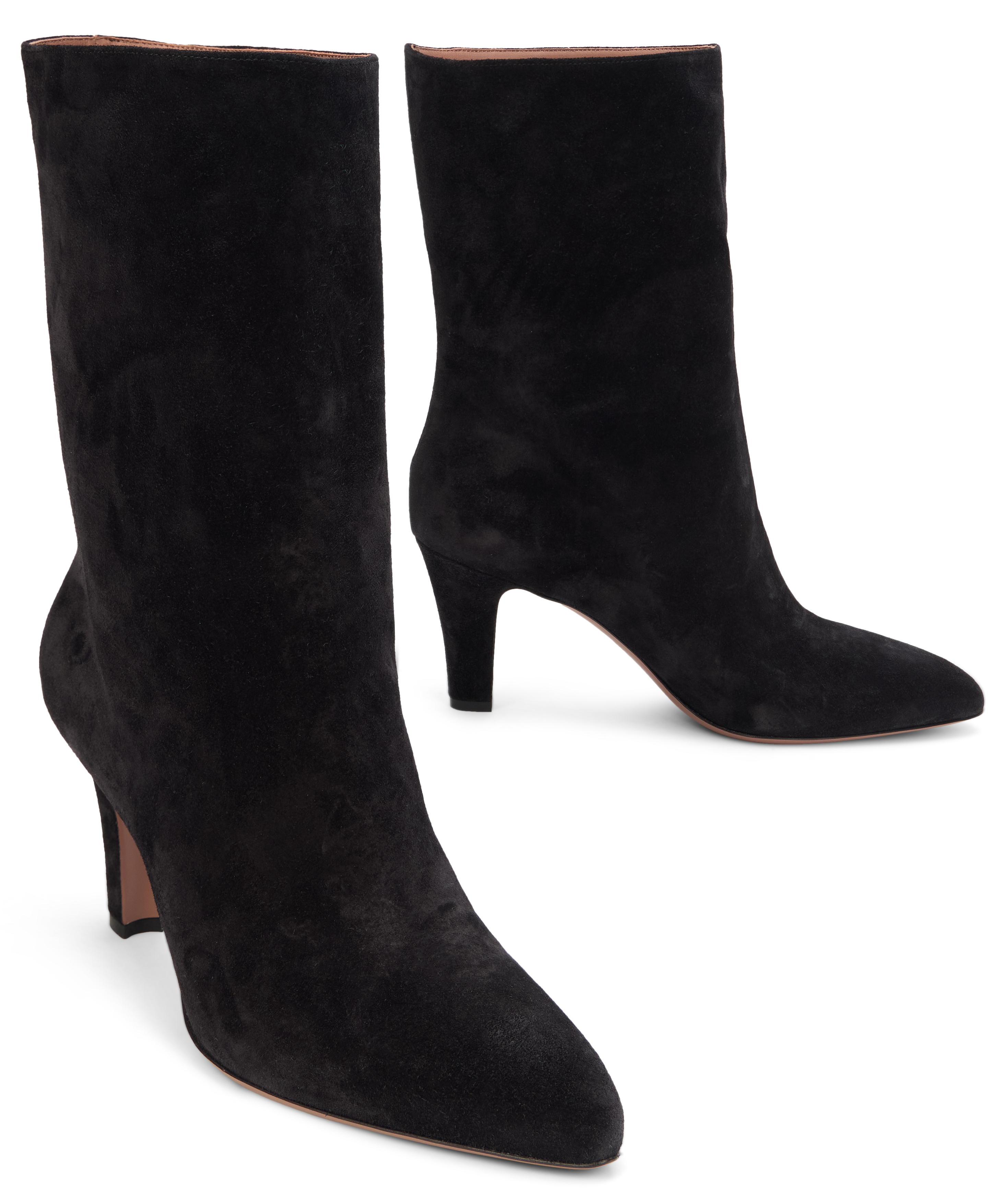 Paris texas Suede Ankle Boot With Heel