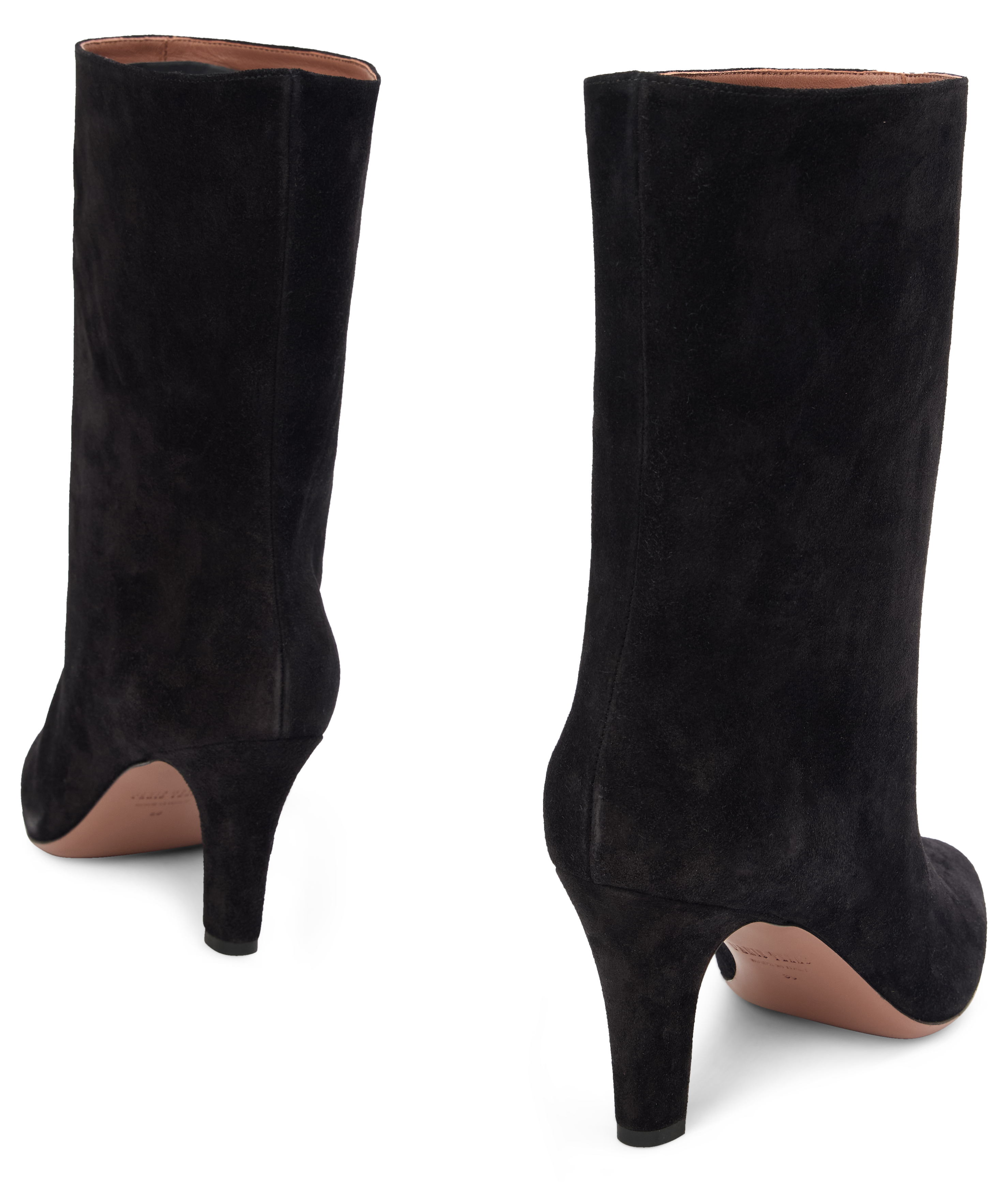Paris texas Suede Ankle Boot With Heel