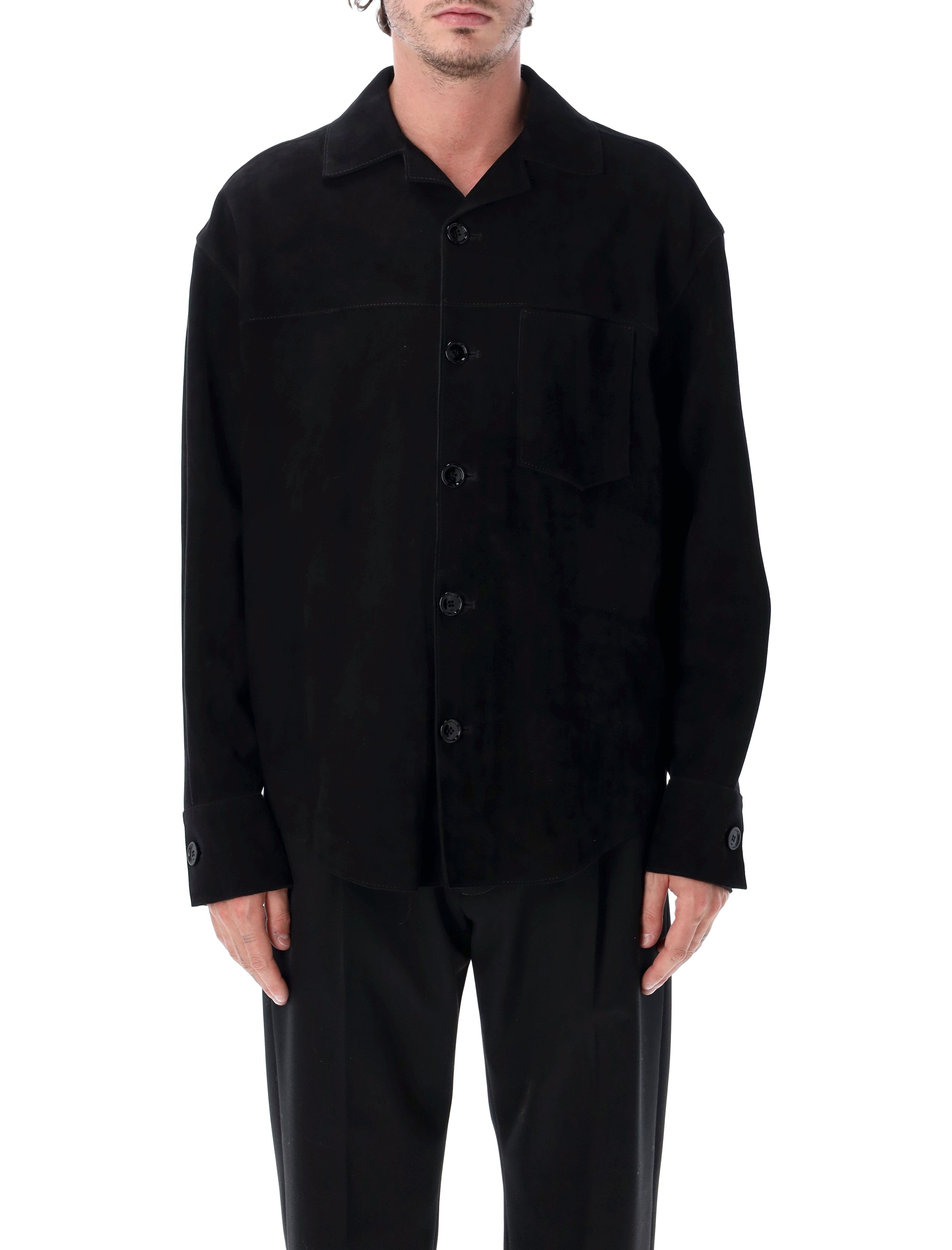 Ami paris Suede Goatskin Overshirt