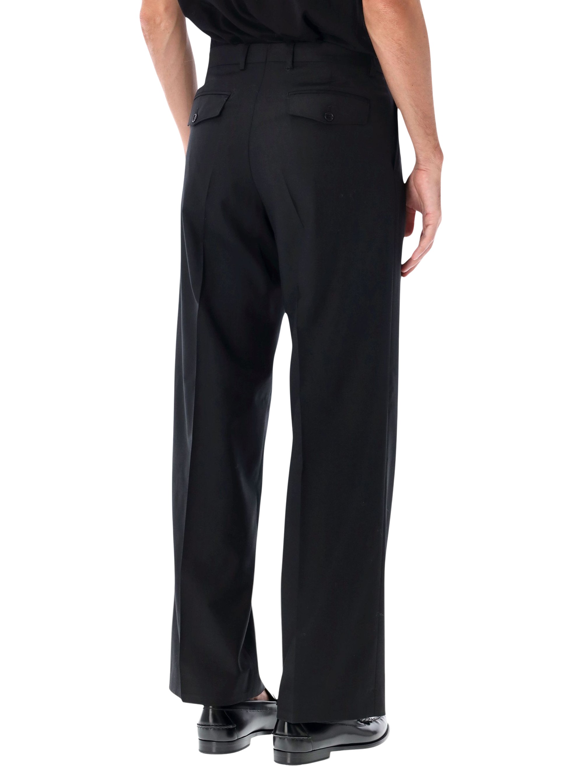 Sunflower Wool Wide Pleated Trousers