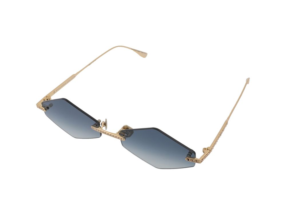 Anna Karin Karlsson Sunglasses Crystal Nest - Triangle Gold