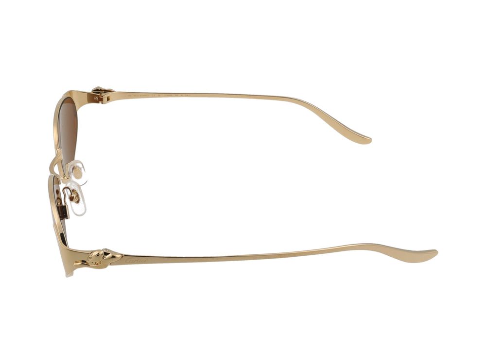 Cartier Sunglasses Ct0630s 002 Gold Gold Brown 5