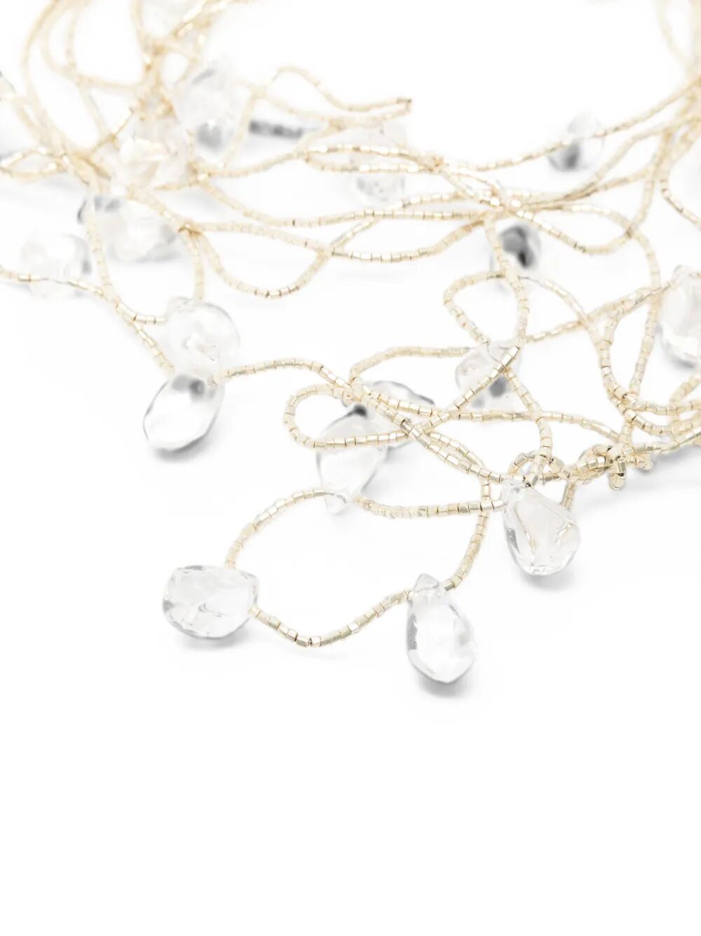 Maria Calderara Sylver-Clear Crystal Necklace