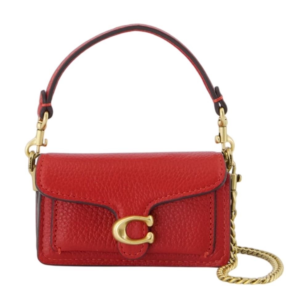 Coach "Tabby" Leather Bag Charm