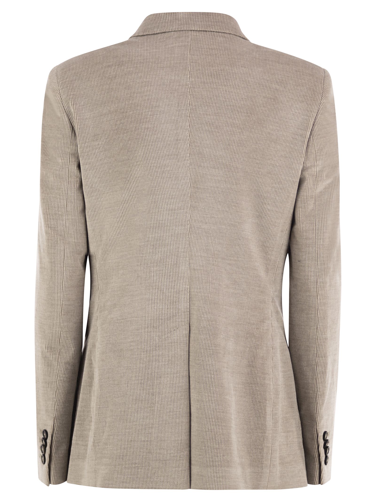 Tagliatore Double-Breasted Stretch Cotton And Cashm